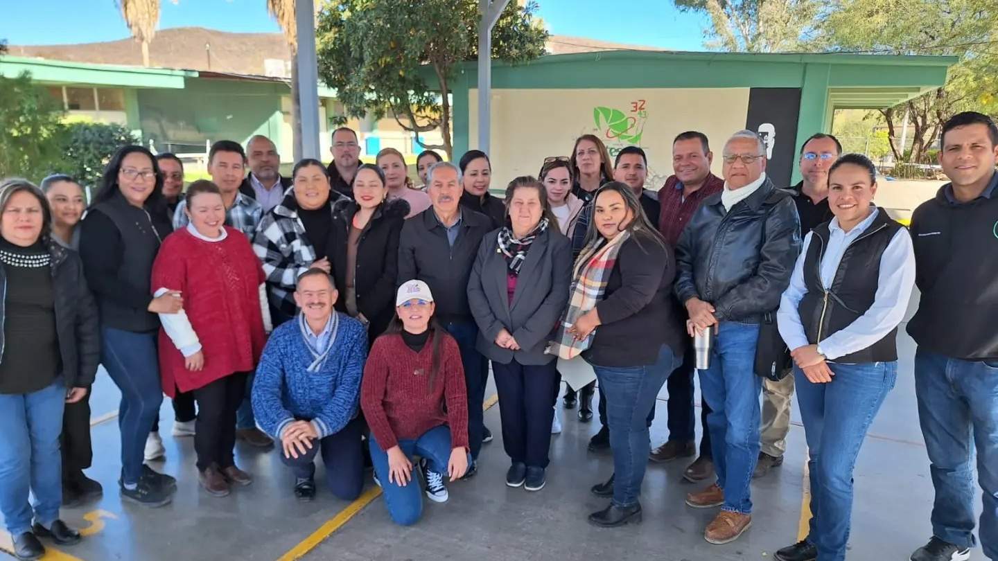 Visita Directora General plantel Banámichi como parte de su gira de trabajo por los planteles Cecyte en Sonora.