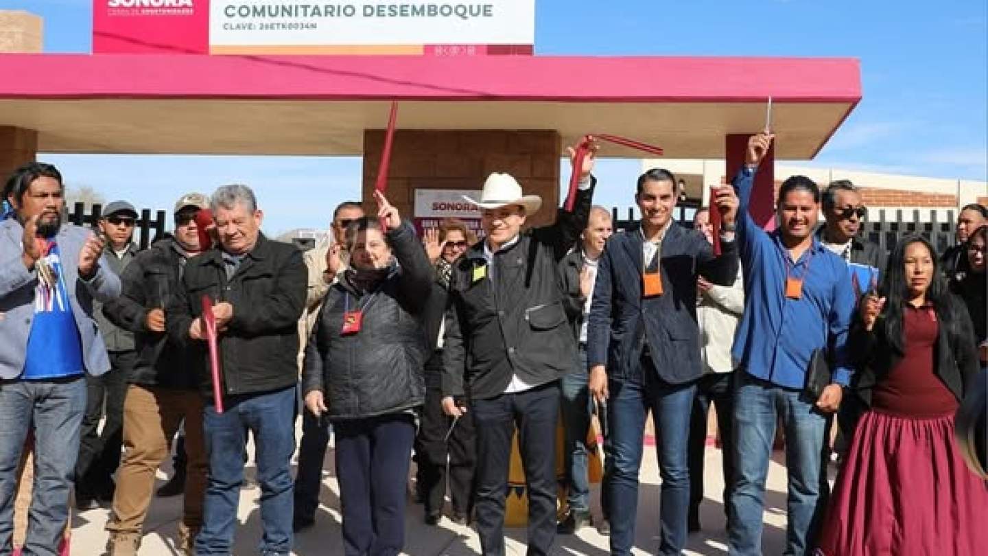 Gobernador Durazo garantiza educación para estudiantes Comca’ac con Telebachillerato en Desemboque